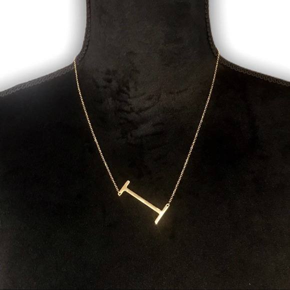 Boutique Jewelry - Gold Initial Pendant Necklace Letters A-Z